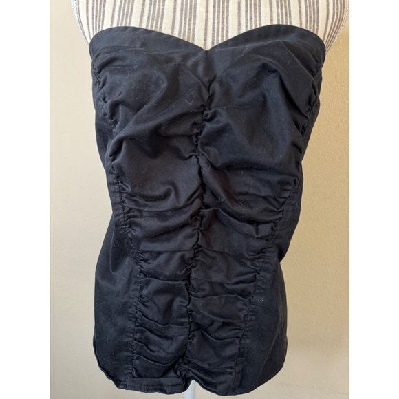 TORRID Strapless Tube Top Black Size 3 / US Size 3X - Picture 2 of 12